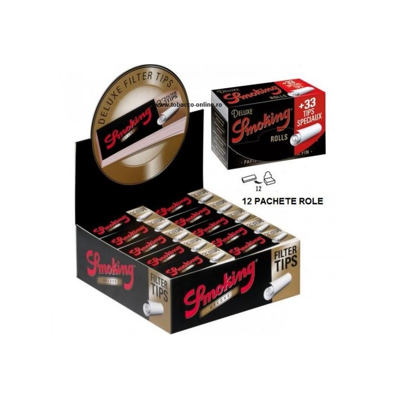 Foita in rola Smoking De Luxe si filtre 12 pachete