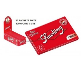 Foite rulat tigari Smoking Regular Red Double 25 pachete