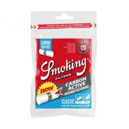 Filtre tigari Smoking Classic Slim Carbon 120