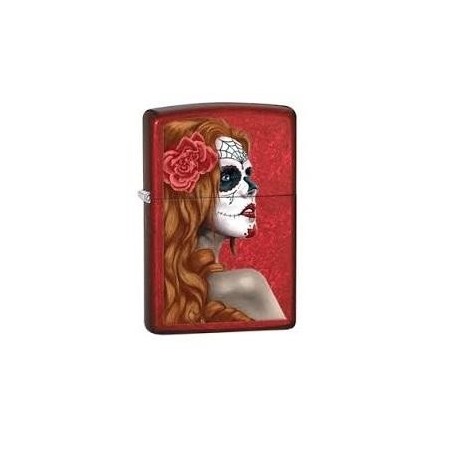 Bricheta Zippo 28830 Day of the Dead Girl