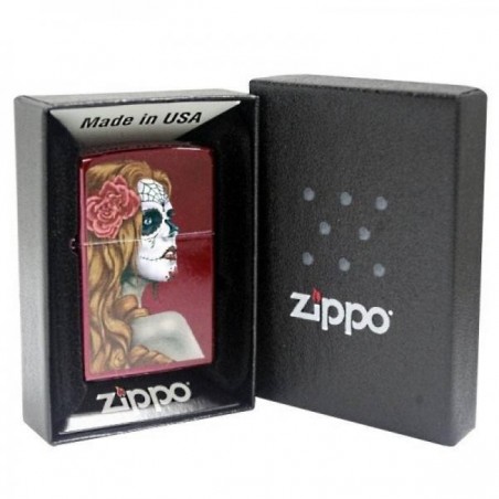 Bricheta Zippo 28830 Day of the Dead Girl