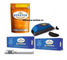 Set de injectat tigari Senator Golden Complet