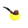 Suport pipa ceramic Savinelli Goccia Galben