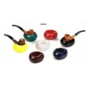 Suport pipa ceramic Savinelli Goccia Galben