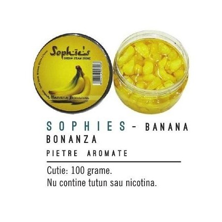 Pietre narghilea Banana Bonanza Sophies 100g