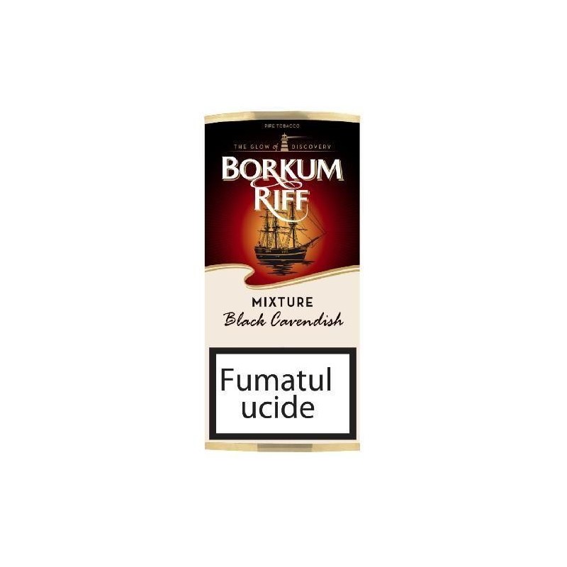 Tutun de pipa Borkum Riff Black Cavendish