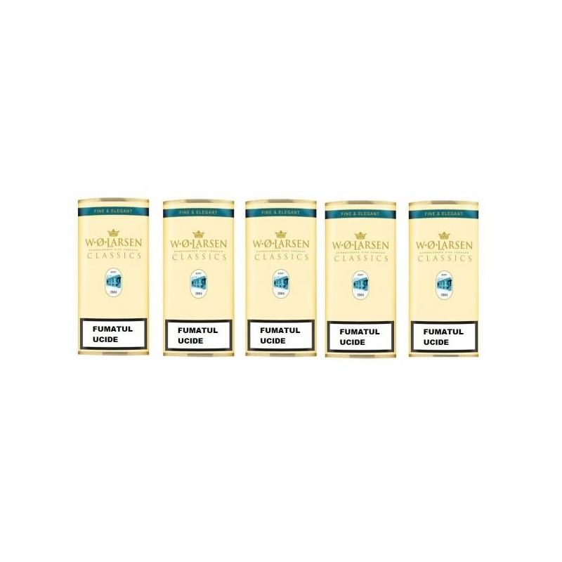 Tutun de pipa W.O. Larsen Fine & Elegant 5 pachete