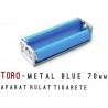 Aparat de rulat tigari metal Blue 70 mm Toro