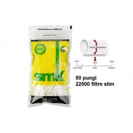 Filtre tigari SMK Filters Slim 50 pungi