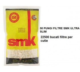 Filtre tigari SMK Filters Ultra Slim 50 pungi