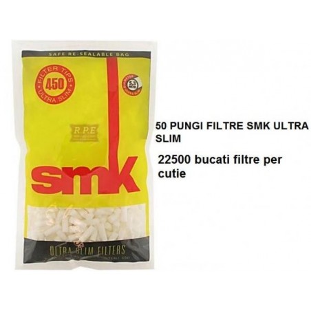 Filtre tigari SMK Filters Ultra Slim 50 pungi