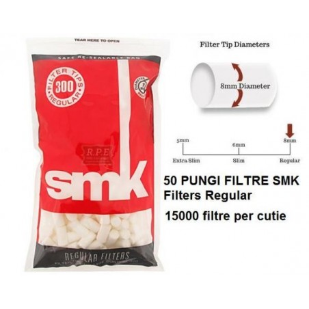 Filtre tigari SMK Filters Regular 50 pungi