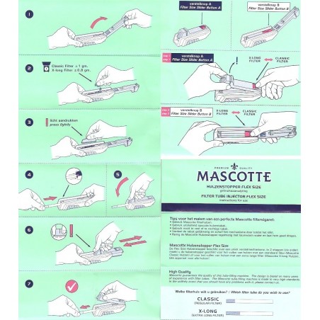Aparat de injectat tutun Mascotte Compact