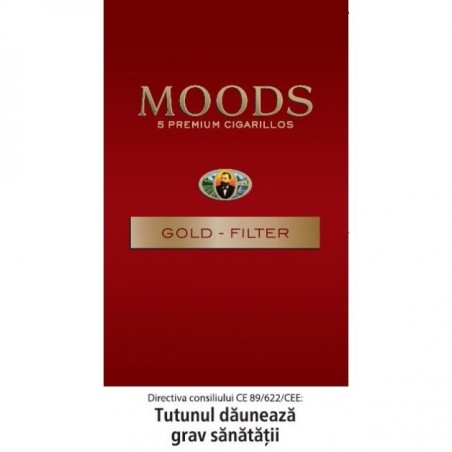 Tigari de foi Moods Gold Filter 5