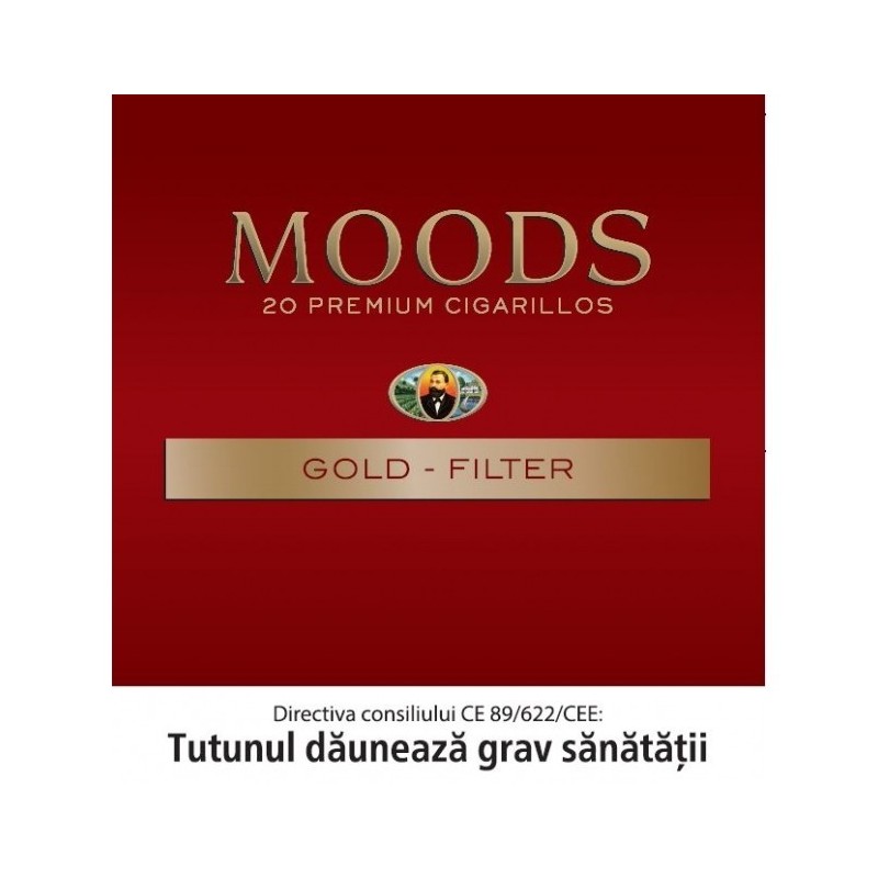 Tigari de foi Dannemann MOODS Gold Filter 20