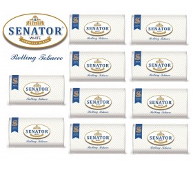 Tutun de rulat Senator White American Blend 10 pachete
