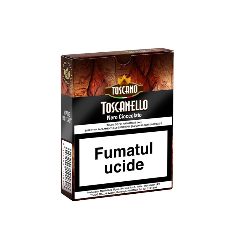 Tigari de foi Toscanello Nero 10 pachete