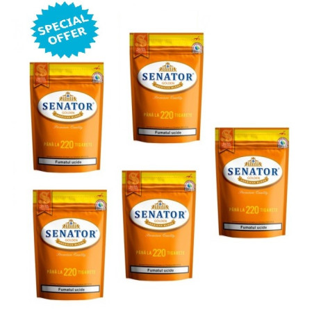 Tutun de injectat Senator Golden Extra Volume 550 g