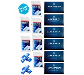 Pachet Mix 6 Tutun Mac Baren Halfzware Ocb Slim