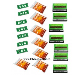 Pachet Mix 7 Tutun Mac Baren Virginia Tobi Slim Long