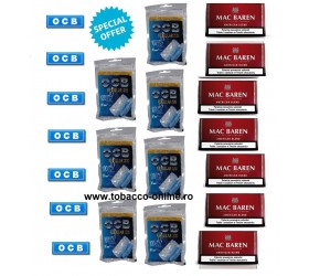 Pachet Mix 7 Tutun Mac Baren American Blend OCB Regular