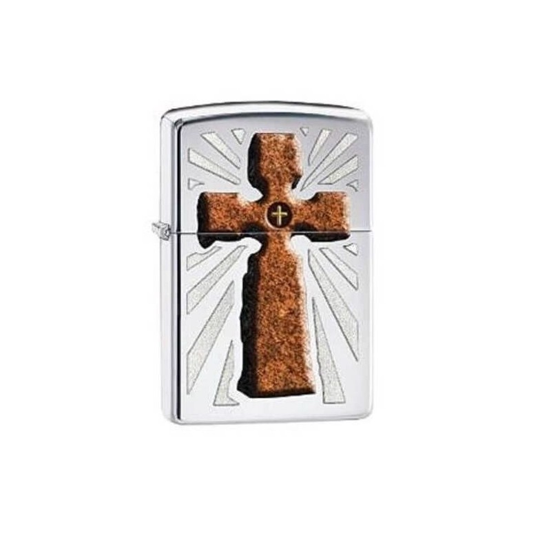 Bricheta ZIPPO 250 Stone Cross