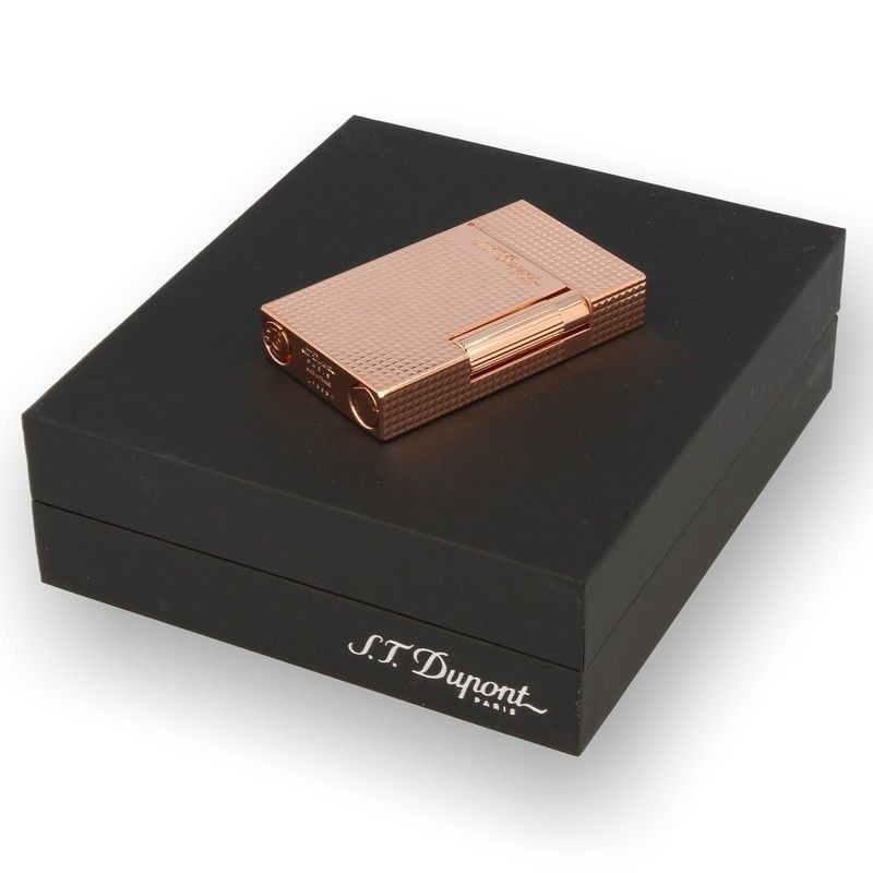 Bricheta S.T. Dupont Diamond Head Pink Gold Finish
