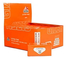 Foite in rola Gizeh Rolls Slim Extra Fine 20 pachete