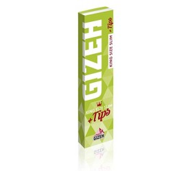 Foite de rulat Gizeh Super Fine Slim King Size 34 + 34 Tips