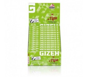 Foite de rulat Gizeh Super Fine Slim King Size 34 + 34 Tips 26 pachete