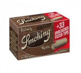 Foita in rola Smoking Brown Rolls + Tips 4m + 33