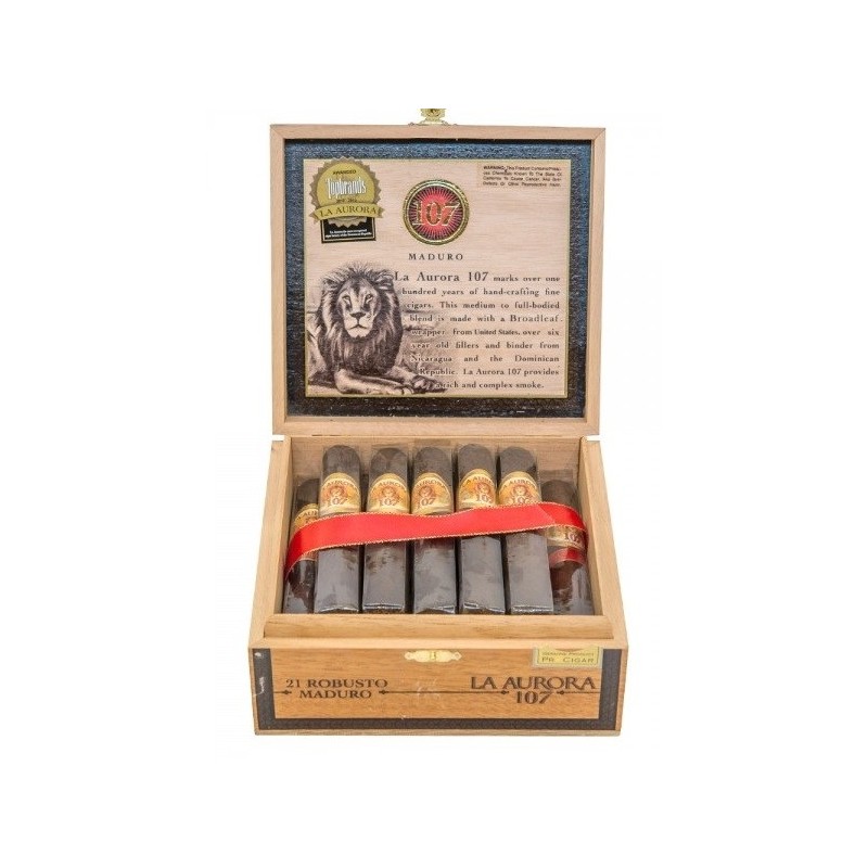 Trabucuri La Aurora 107 Maduro Robusto 21
