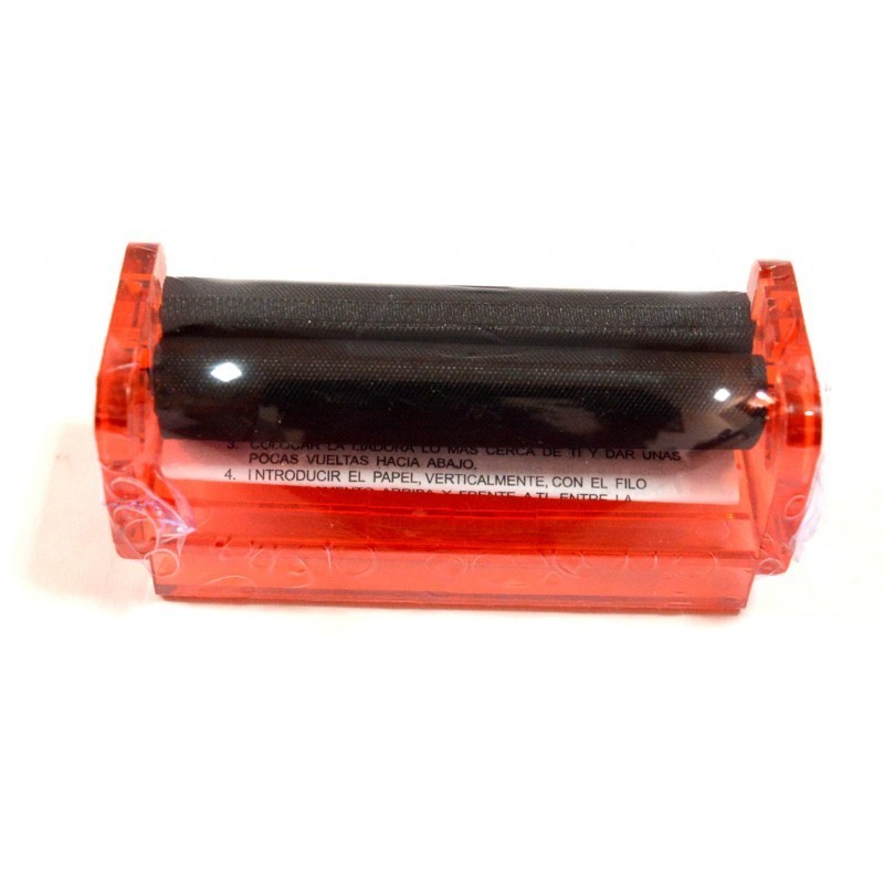 Aparat rulat tigarete 70 mm Color Toro Rosu
