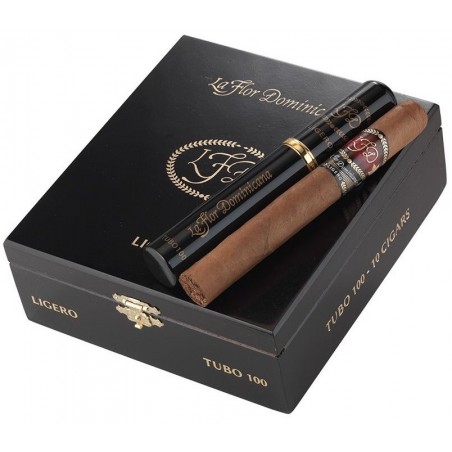 Trabucuri La Flor Dominicana Tubos 100 Ligero Corona 10