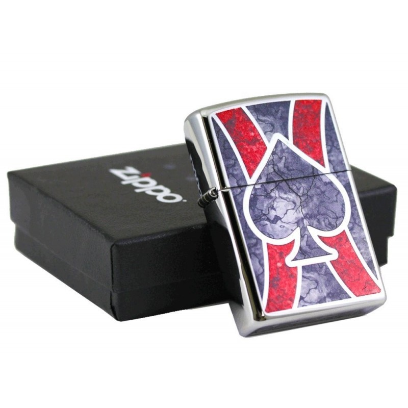Bricheta Zippo 28952 Ace Spade Design