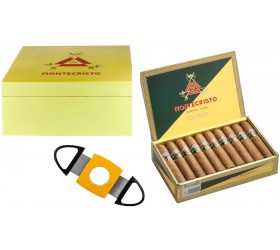 Set Humidor cutit si Trabucuri Montecristo Master 20