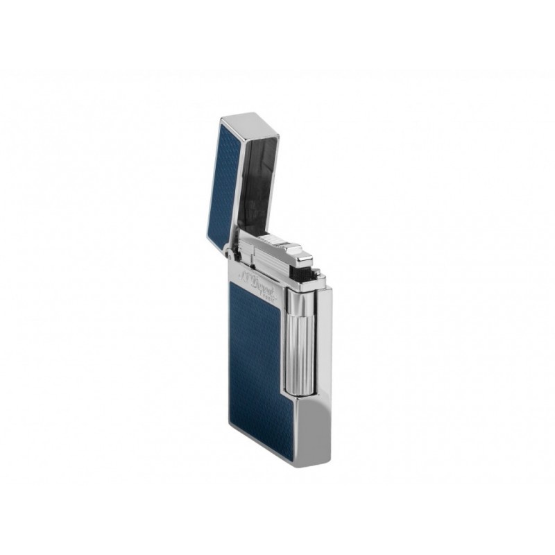 Bricheta S.T. Dupont L2 Firehead Guilloche Blue 016252