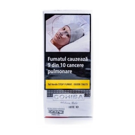 Tigari de foi Cohiba White Club si bricheta Cohiba