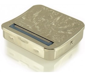 Tabachera cu aparat de rulat Angel Chrome 110140
