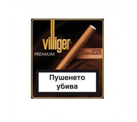 Tigari de foi Villiger Premium No.10 Dark Chocolate Filter