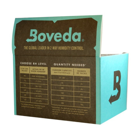 Plicuri umidificare humidor Boveda 72 RH 12 plicuri