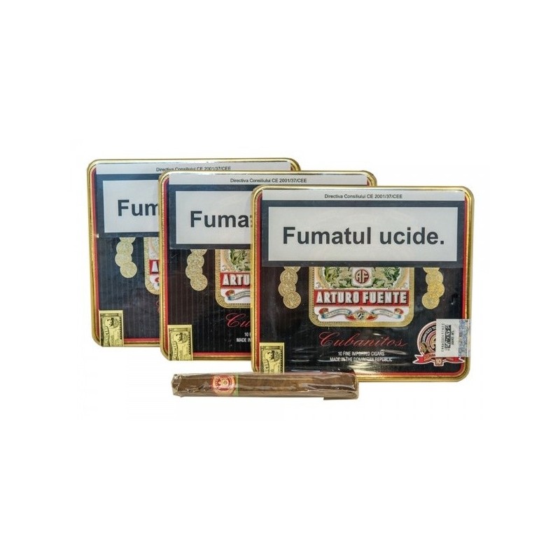Tigari de foi Arturo Fuente Cubanitos 10