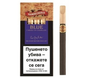 Tigari de foi Handelsgold Wood Tip Blue 5
