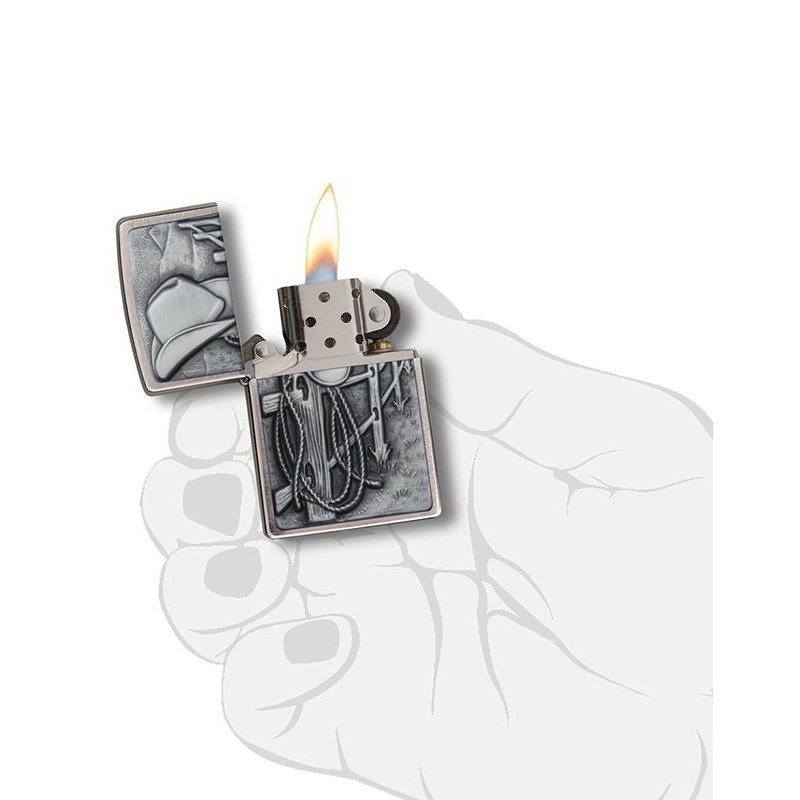 Bricheta Zippo 24879 Classic Resting Cowboy