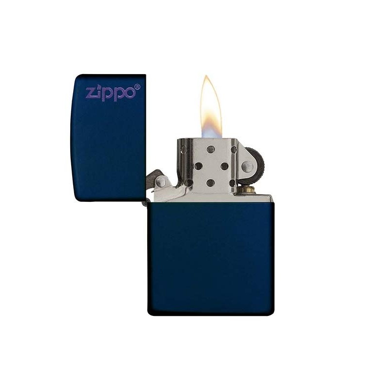 Bricheta Zippo 239 Navy Matte Zippo Logo