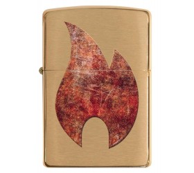 Bricheta Zippo 29878 Rusty Flame Design