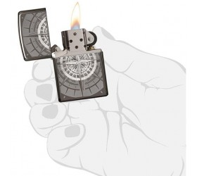 Bricheta Zippo 29232 Special Edition Black Ice Compass