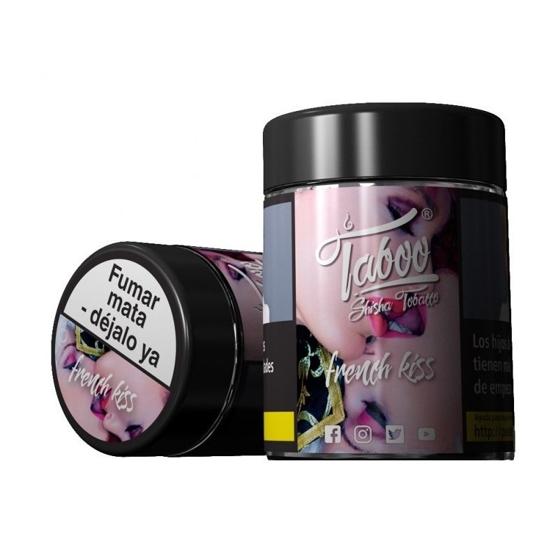 Tutun de narghilea French Kiss Taboo Struguri cu Menta 50g