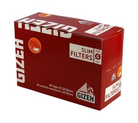 Filtre tigari Gizeh Slim Filter 20 Pungi