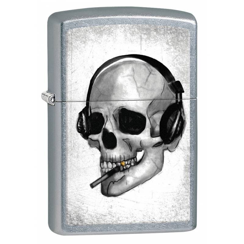 Cumpar bricheta Zippo model Cap de mort la cele mai bune preturi.